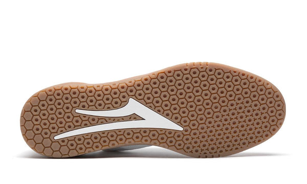 Lakai Atlantic XLK White Suede Skate Shoes - Skatewarehouse.co.uk