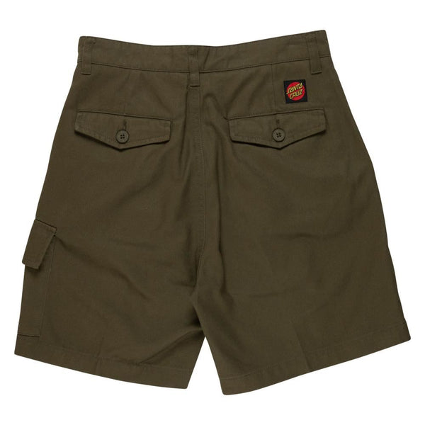 Santa Cruz Womens Shorts Nolan Cargo Shorts - Khaki - Skatewarehouse.co.uk