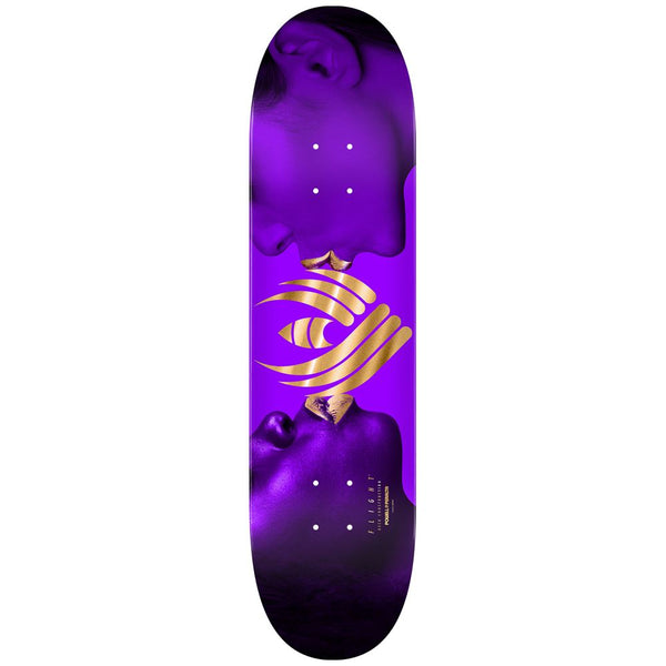 Powell Peralta KISS Flight • Purple / Gold Foil Skateboard Deck - 8.38