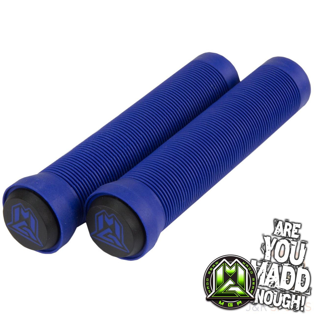 Madd Gear Mgp 150Mm Grind Grips W Bar Ends - Blue - Skatewarehouse.co.uk