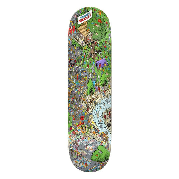 Real Nicole Where's Nicole Skateboard Deck - 8.25