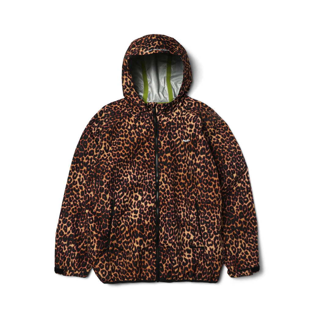 Rainier Printed Shell Jacket (Brown)