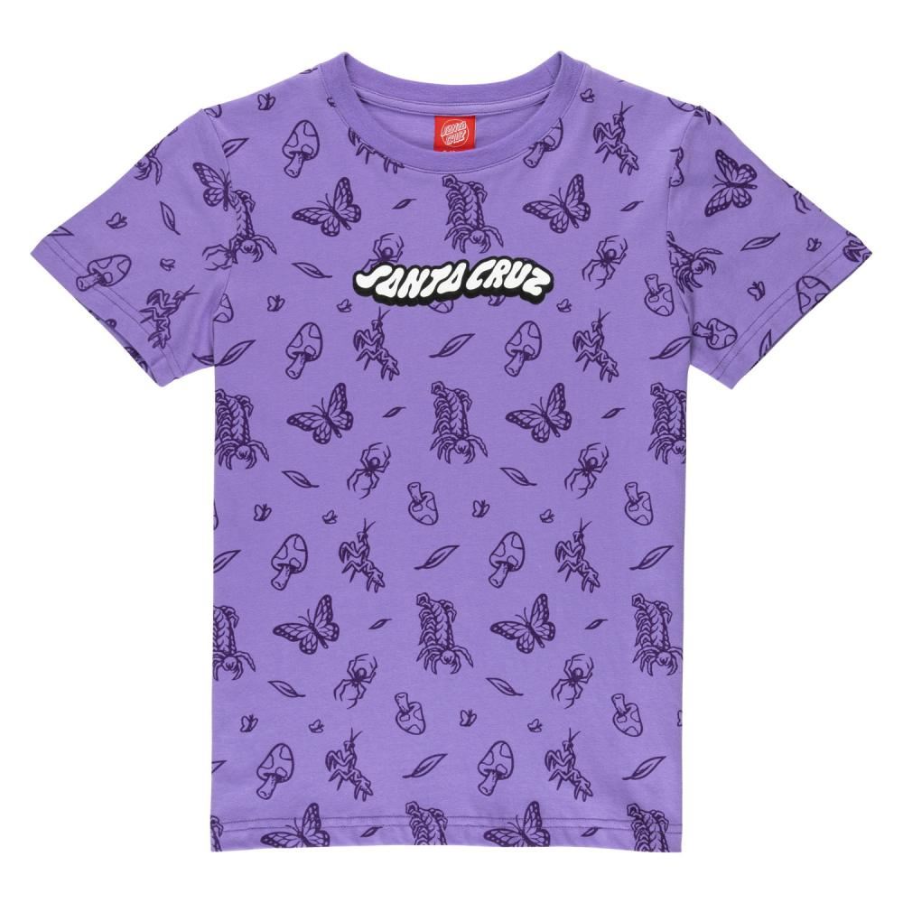 Santa Cruz Youth T-Shirt Youth Winkowski Comic Bugs - Bugs Repeat Meta Mauve - Skatewarehouse.co.uk