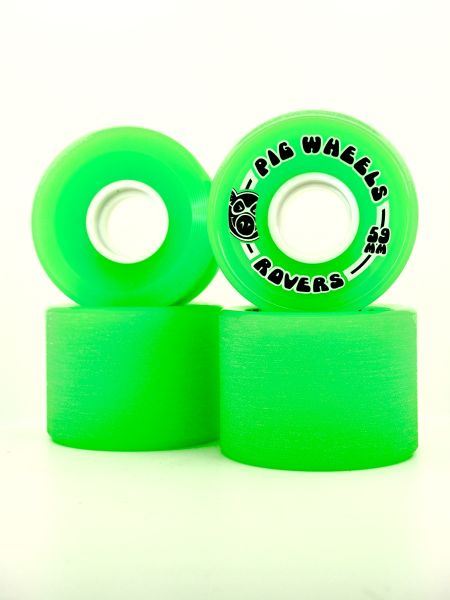Pig Skateboard Wheels Rover Green / White Core 59mm / 85A white - 59mm