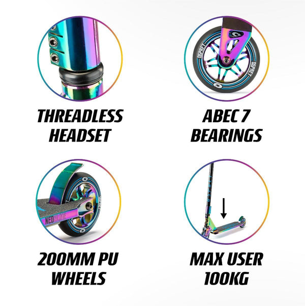 Osprey Neo-Elite Stunt Scooter - Neochrome