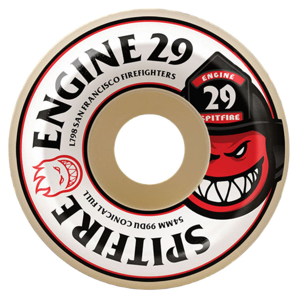 Spitfire F4 99Du Engine 29 Conical Full  (Natural) Skateboard Wheels