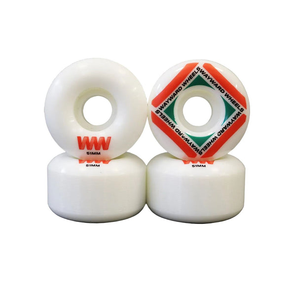 Wayward Waypoint Formula - Red Skateboard Wheels - 51mm