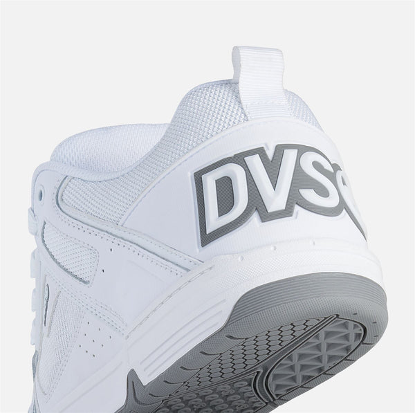 DVS Comanche Skate Shoes White White Grey