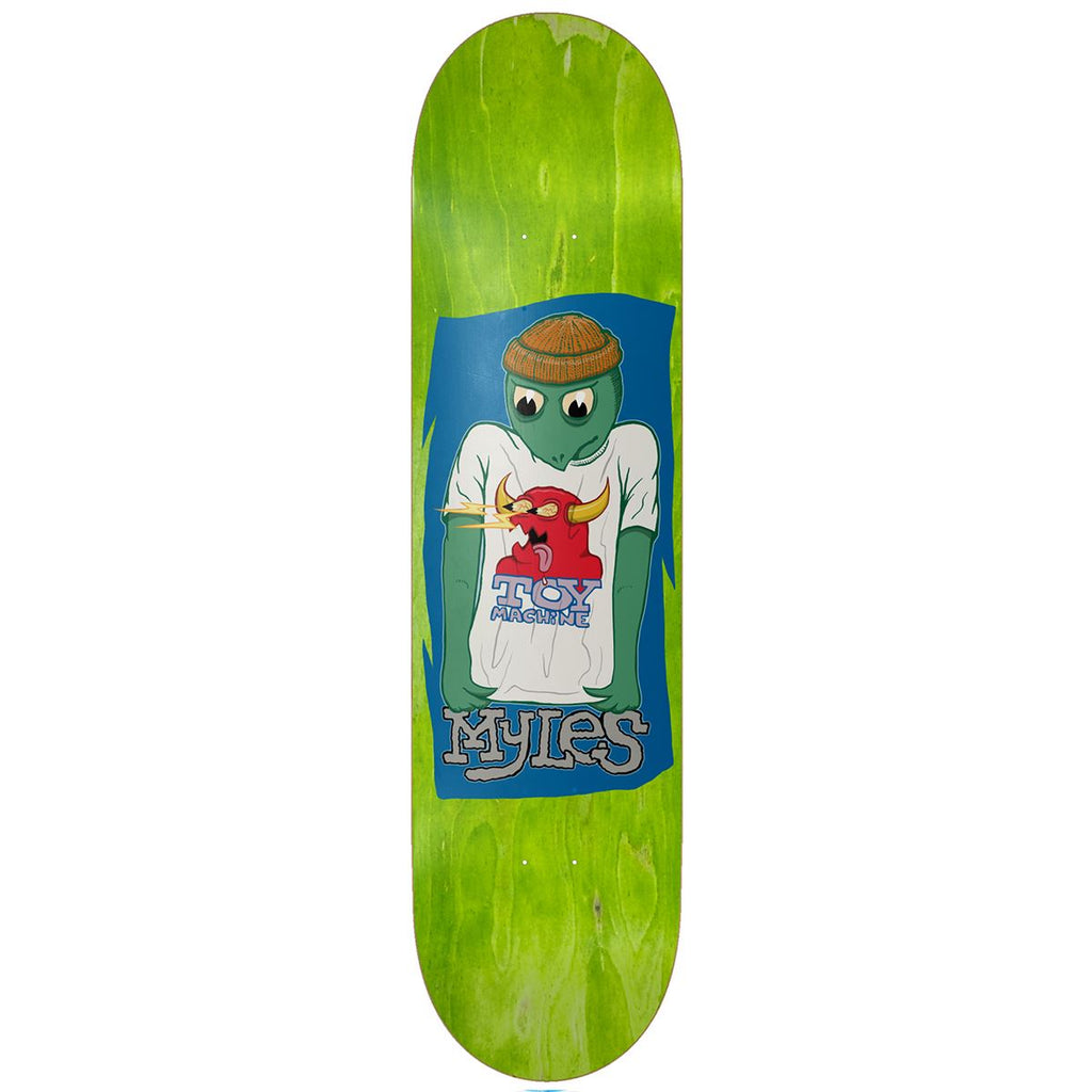 Toy Machine Myles Willard 'Turtle Shirt' Skateboard Deck - 8.25"