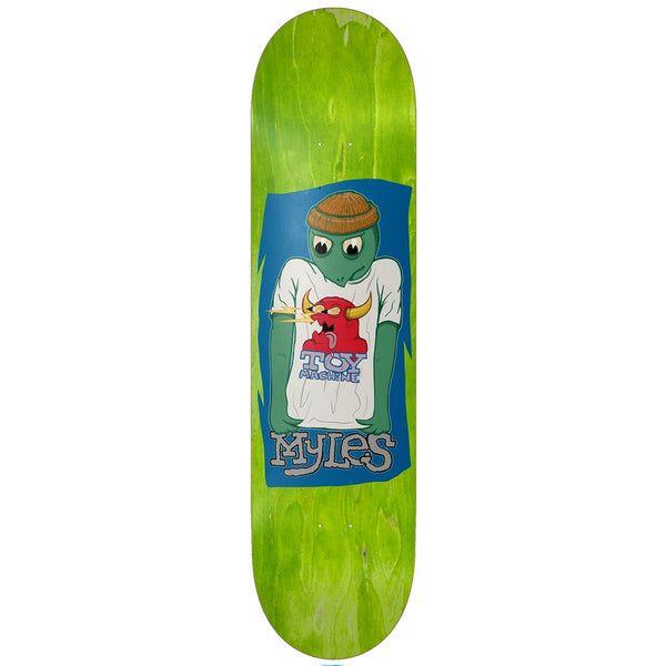 Toy Machine Myles Willard 'Turtle Shirt' Skateboard Deck - 8.25"