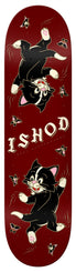 Real Ishod Kitten Scratch Twin Tail (Burgundy) Skateboard Deck - 8.25"