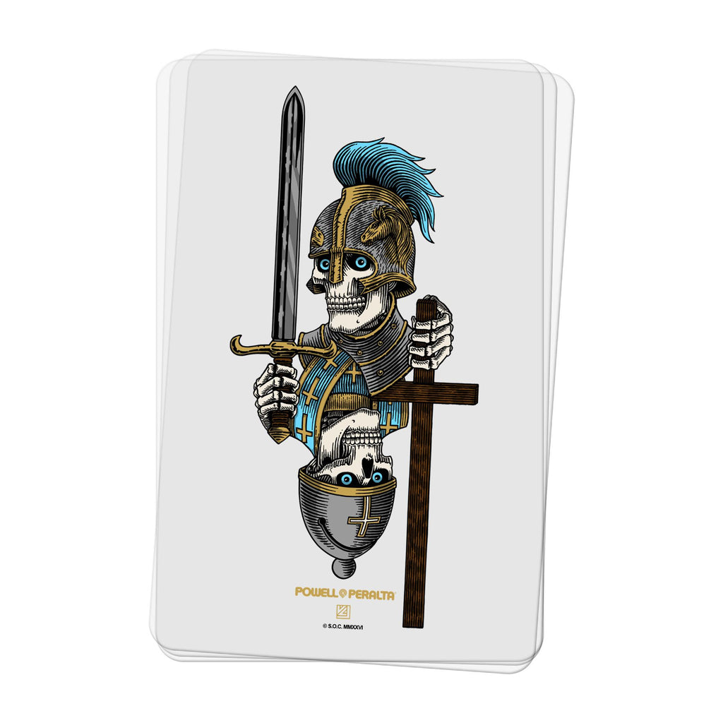Powell Peralta Dan Corrigan 'Chess Skulls' Sticker Pack (10 Pack)