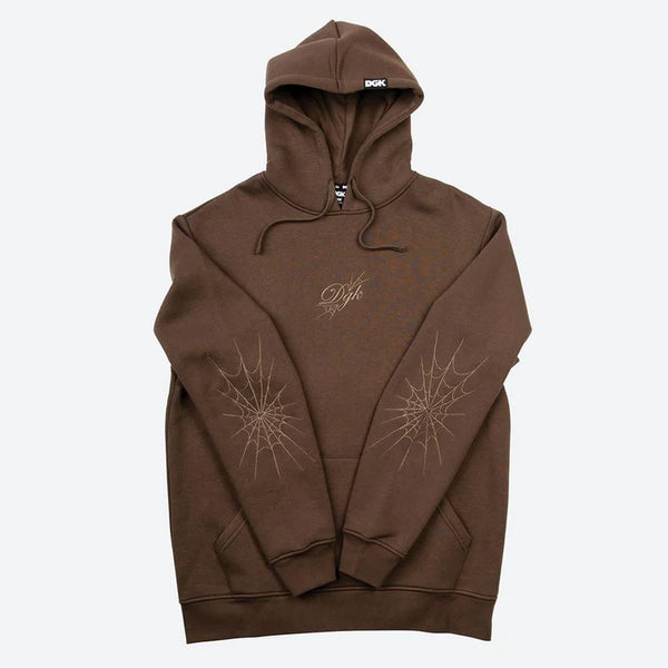 DGK Soreno Hooded Fleece Brown - Skatewarehouse.co.uk