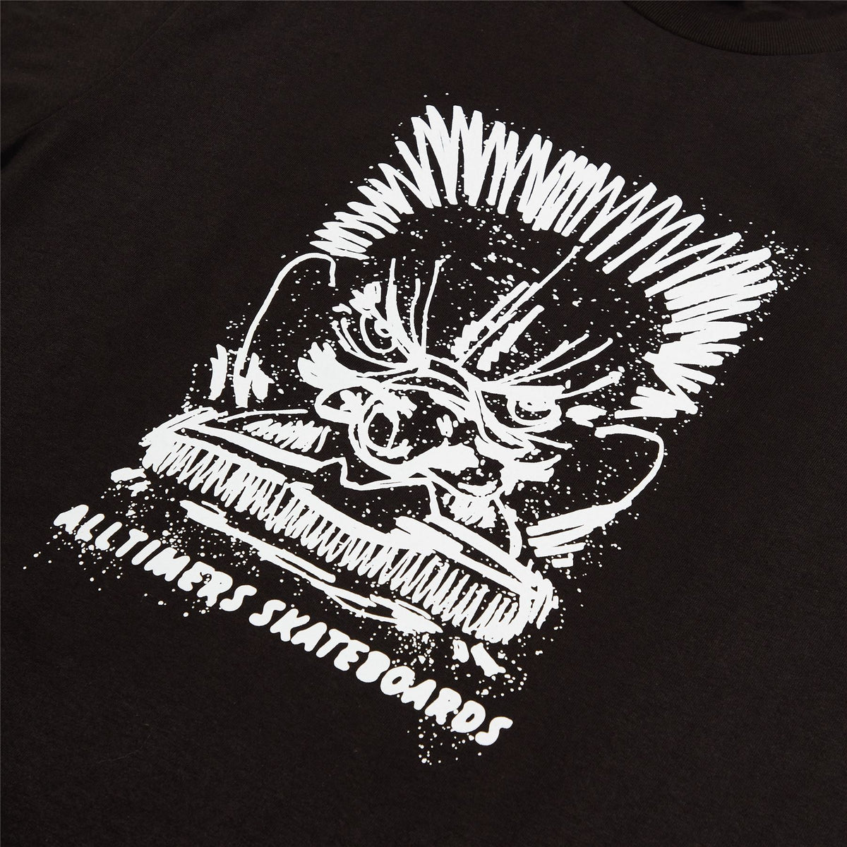 Alltimers Smushed Face Tee Black