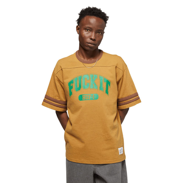 HUF Fuck It Football Shirt (Caramel) - L