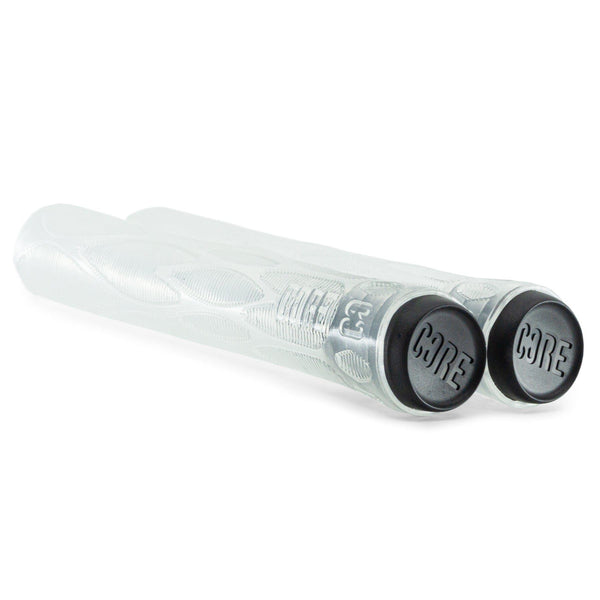 CORE Pro Handlebar Grips, Soft 170mm - Clear - Skatewarehouse.co.uk