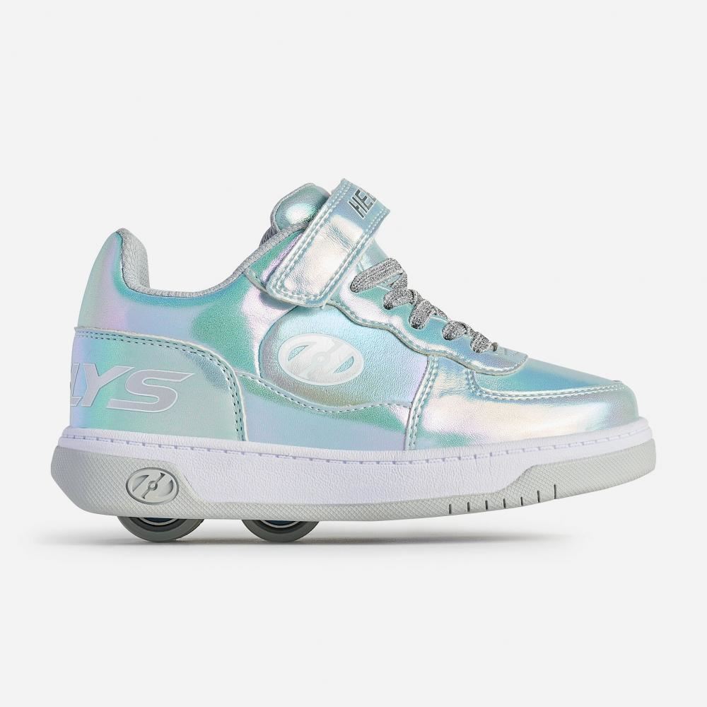 Heelys X2 Rezerve Low X2 - Silver / Grey / White - Skatewarehouse.co.uk