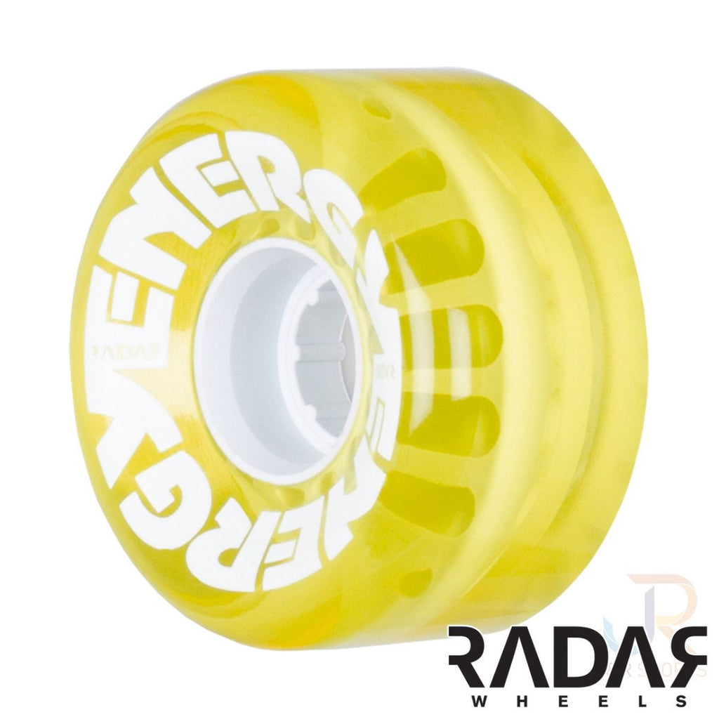 Radar (4) - Energy 62 - Clear Yellow - / 78a Skateboard Wheels - 62mm