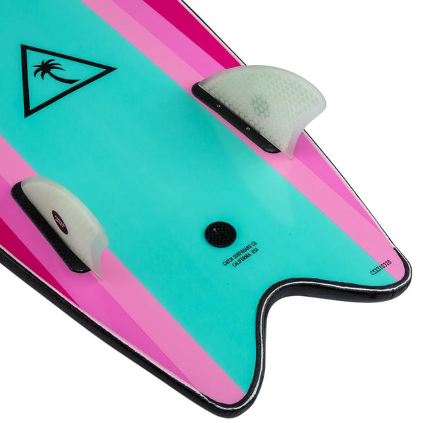 Catch Surf - Heritage 5'6" Retro Fish - Black / Turquoise Surfboard