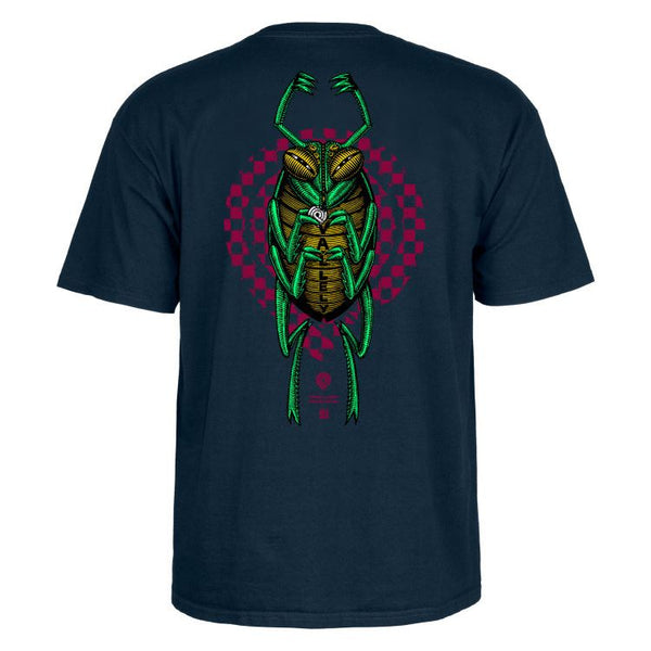 Powell-Peralta™ Mike Vallely • Bug Tee Navy - Skatewarehouse.co.uk