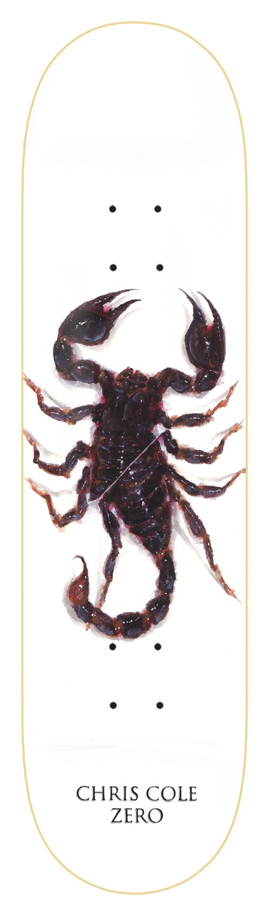 Zero Skateboard Insection Chris Cole Skateboard Deck - 8.5