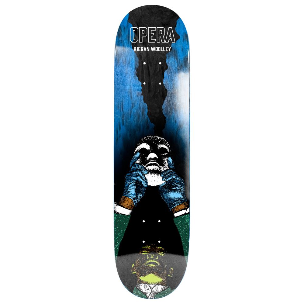 Opera Kieran Woolley Upward - EX7 Blue / Black Skateboard Deck - 8.25"
