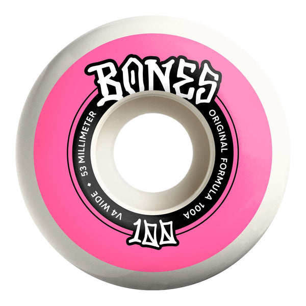 BONES™ OG Formula • Wides • • 100A • V4 • White - Skatewarehouse.co.uk