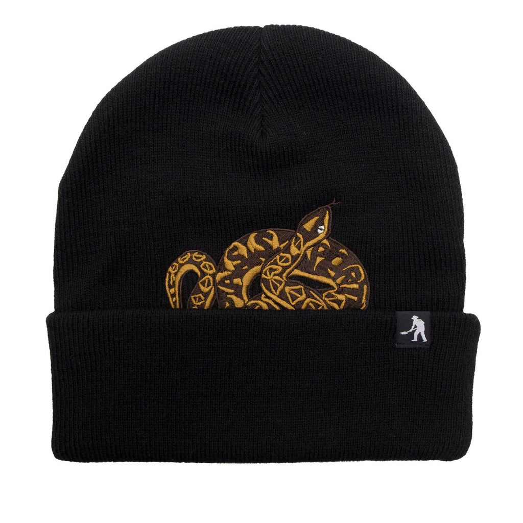 Coiled Beanie (Black) - One Size
