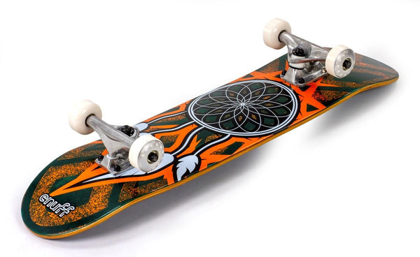 Enuff Dreamcatcher Teal Orange Junior Complete Skateboard - 7.25