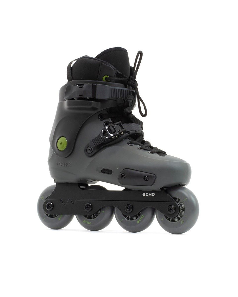 Echo Sonar 4 Wheel Freeskates - Black - Skatewarehouse.co.uk