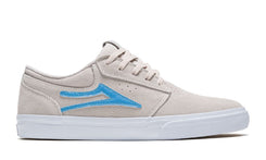 Lakai Griffin White Light Blue Suede Skate Shoes - Skatewarehouse.co.uk
