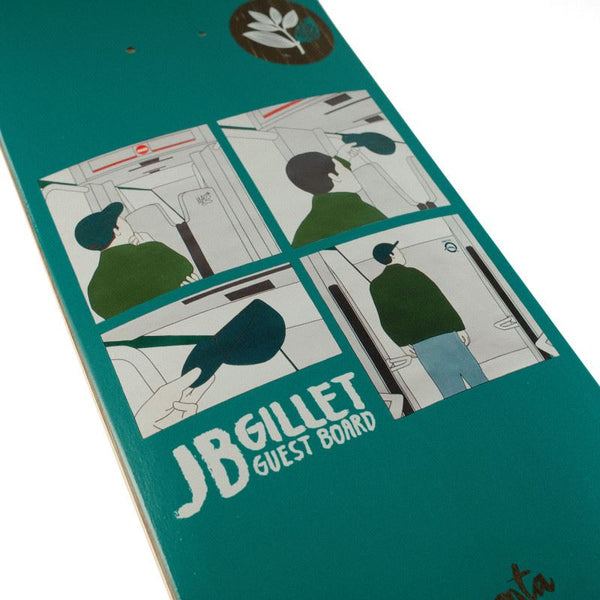 Magenta JB Gillet Guest Board Metro Series Skateboard Deck - 8.4