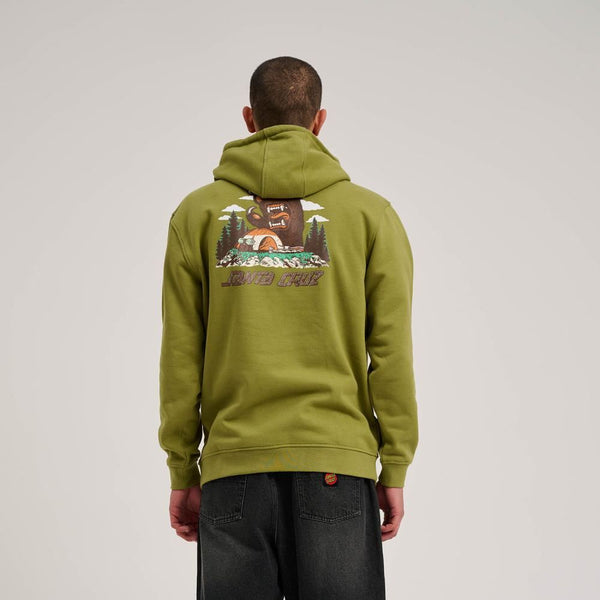 Santa Cruz Hood Screaming Grizzly Hood - Iguana - Skatewarehouse.co.uk