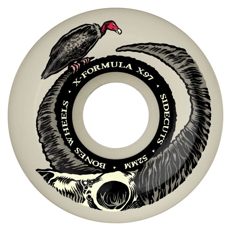 BONES Skateboard Wheels 'Floor Horns' 97A V5 (Sidecut) - Skatewarehouse.co.uk