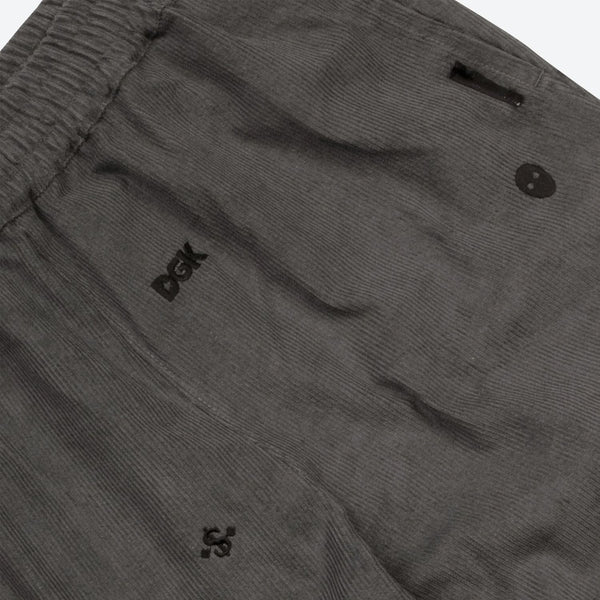 DGK Monogram Corduroy Pant Charcoal - Skatewarehouse.co.uk