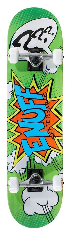 Enuff POW II Junior Complete Skateboard - Green - 7.25