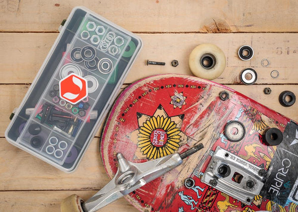 Venom Skateboards 50pc Premium XL Hardware Gift Pack inc Tool Box - Skatewarehouse.co.uk