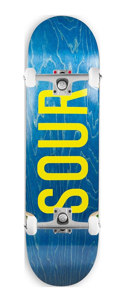 Sour Solution Army Blue / Yellow (Wheel Wells) x Venom Custom Complete Skateboard - 8.375"