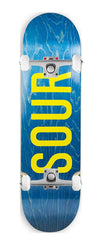 Sour Solution Army Blue / Yellow (Wheel Wells) x Venom Custom Complete Skateboard - 8.375"