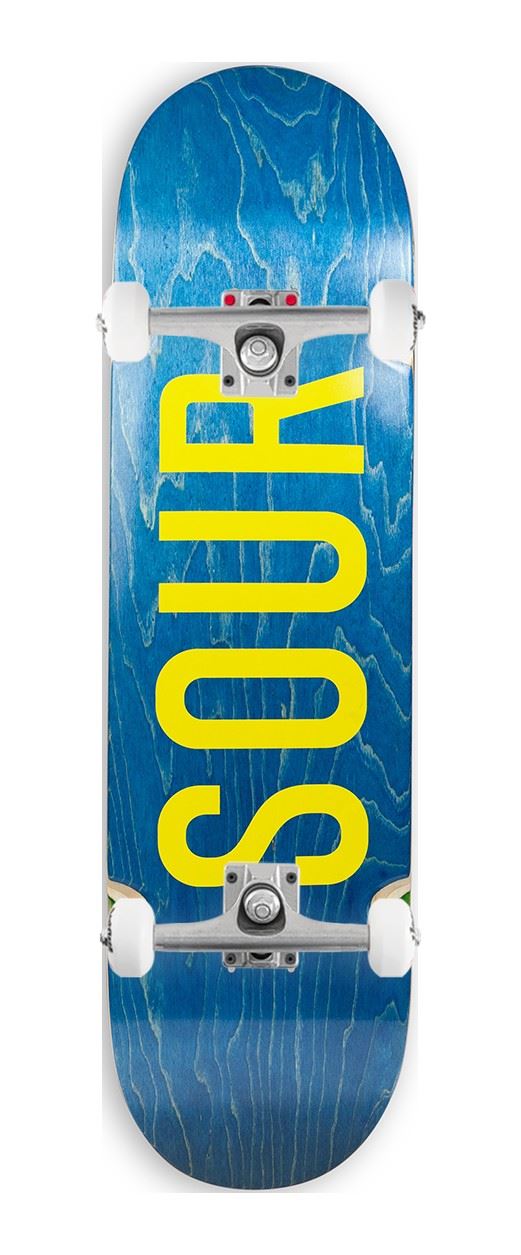 Sour Solution Army Blue / Yellow (Wheel Wells) x Venom Custom Complete Skateboard - 8.375