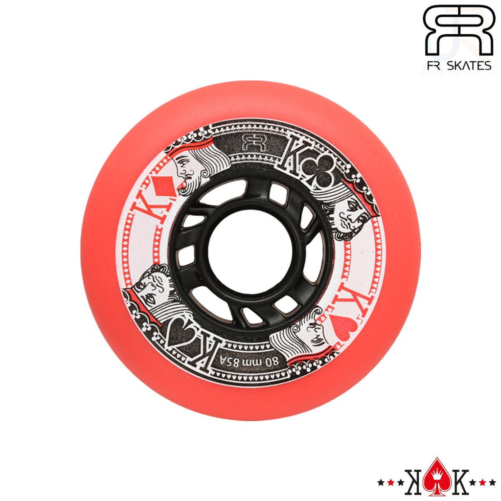 FR Street KINGS Wheels - Red - 80mm (Set of 4)