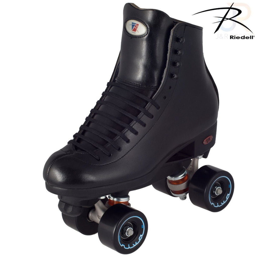 Riedell 120 UpTown - Black - Width Wide D Quad Skates