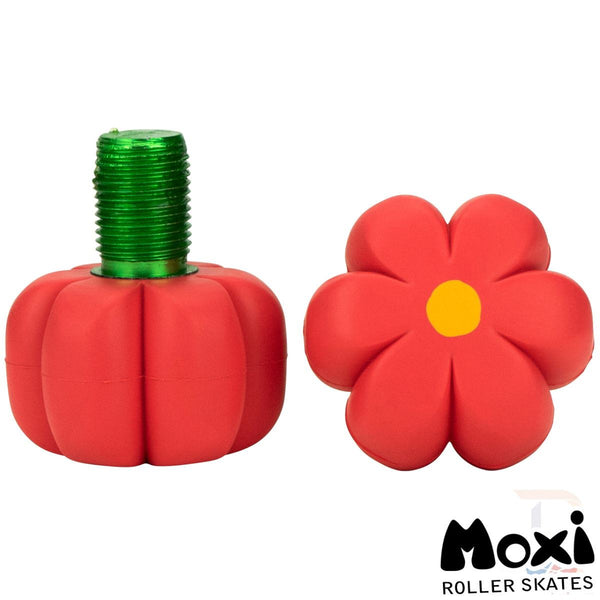 Moxi Petal Toe Stops - Red Hibiscus (Pair) Scooter Brake