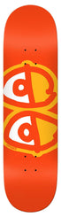 Krooked Team Eyes Orange - BBS Skateboard Deck - 8.25"