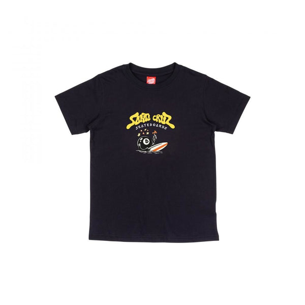 Santa Cruz Youth T-Shirt Youth Winkowski 8Baller Trip - Black - Skatewarehouse.co.uk