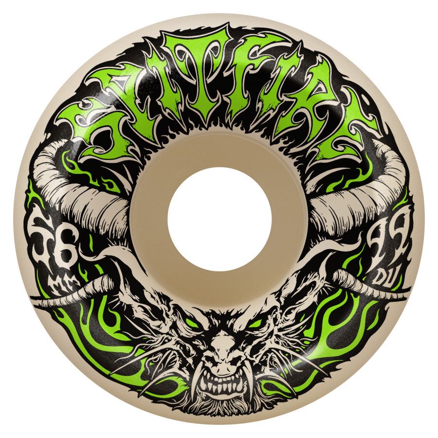 Spitfire F4 99Du Team Demon Redux Conical Full  (Natural) Skateboard Wheels