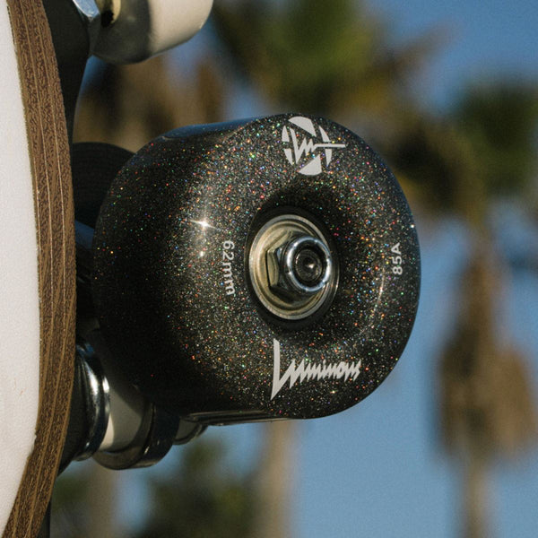 Luminous LED Quad Wheel - Night Sky - 62mm / 85a (Unit)