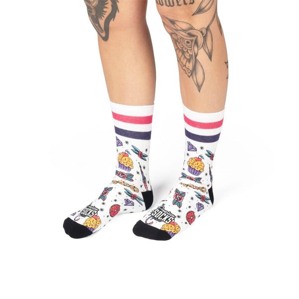 American Socks Cupcake - Mid High Socks