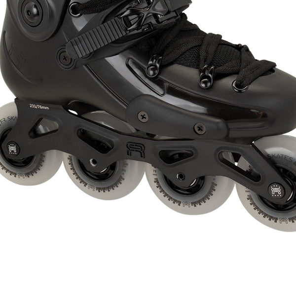 FR J CLUB V2 Adjustable In-Line Skates - Black