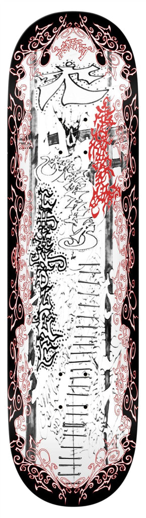 There Chandler Red Velvet 21 (White / Red) Skateboard Deck - 8.5"